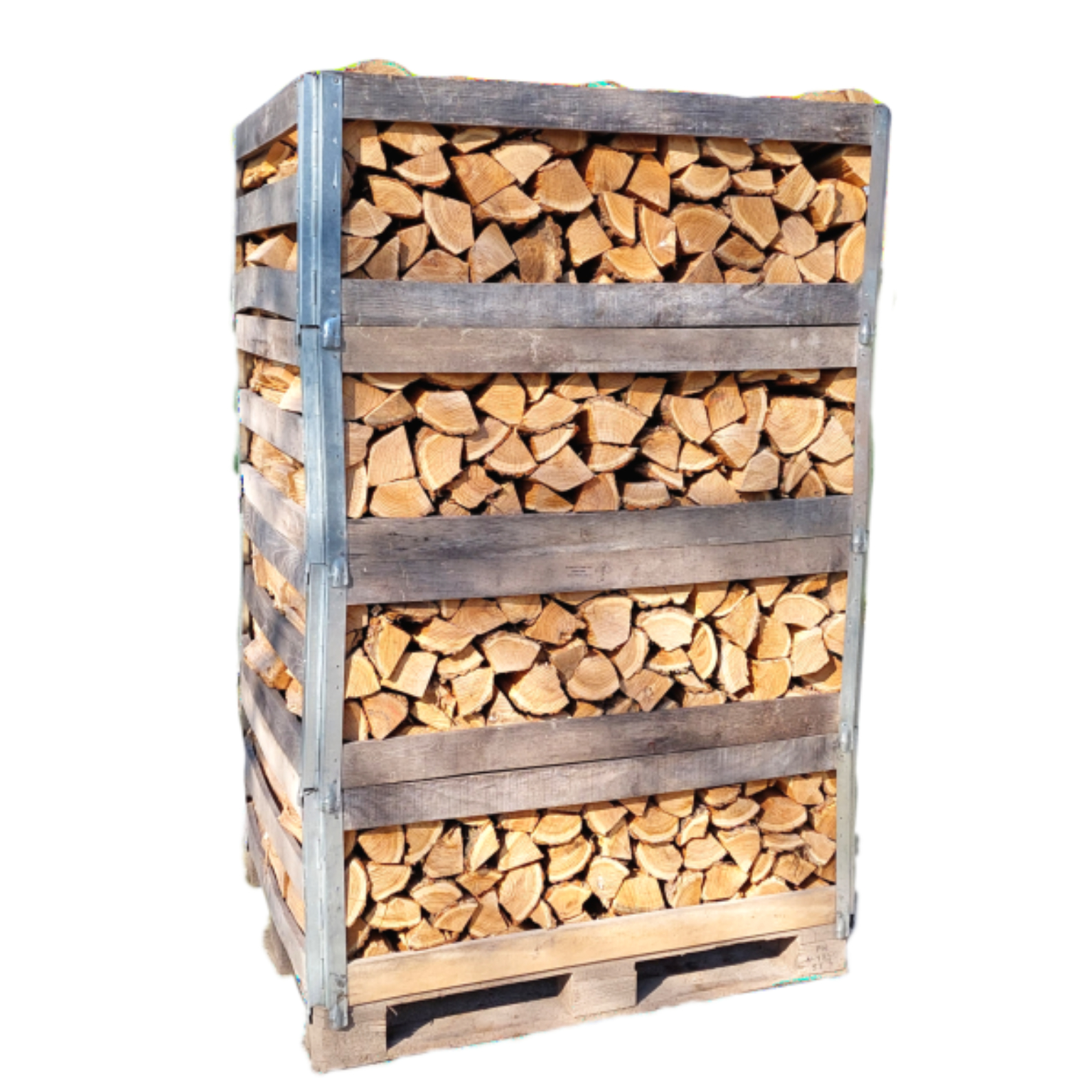 Brennholz Hartholz in Mehrwegkiste