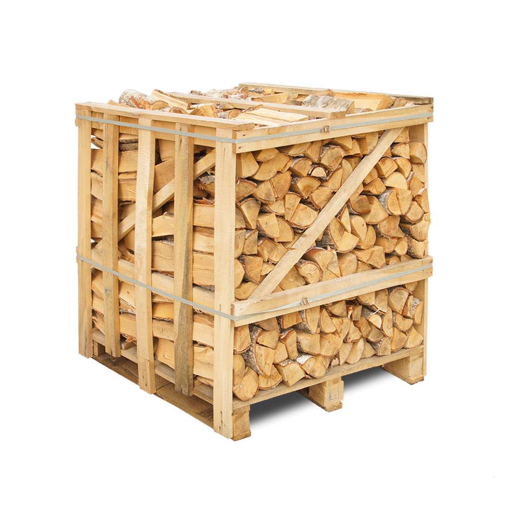 Brennholz Birke (1 RM Mehrwegkiste) 25 cm